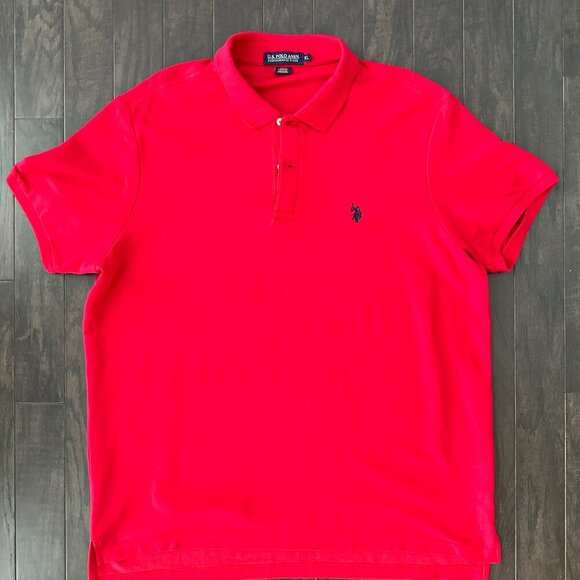 Red US Polo Association XL Men's Polo Shirt - Picture 3 of 8